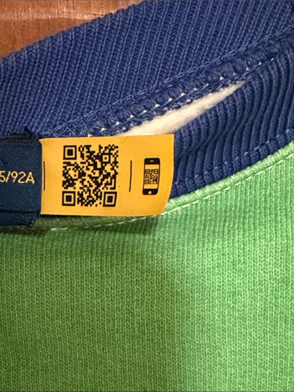Polo by Ralph Lauren Green, White, Blue & Pink Striped Crewneck Sweater - Picture 2 of 14